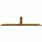 Ekena Millwork Portland Timber Gable Bracket, Western Red Cedar, 108"W x 31 1/2"H x 2"D x 6"F, 7/12 Pitch GBW108X31X0206POR00RWR - alternate 3